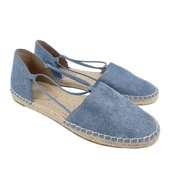 Eileen Fisher Women’s Lee Denim Blue Espadrille Flats | Size 7 Casual Slip-On - Picture 17 of 17